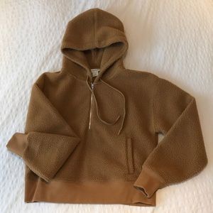 Club Monaco sherpa hoodie